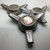 Vintage Corvette 3 Wing Center Cap Wheel Spinner - Set of Three