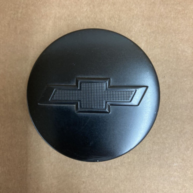 Set Of 4 Black & Silver Wheel Center Caps For Chevy Camaro, Colorado, Traverse