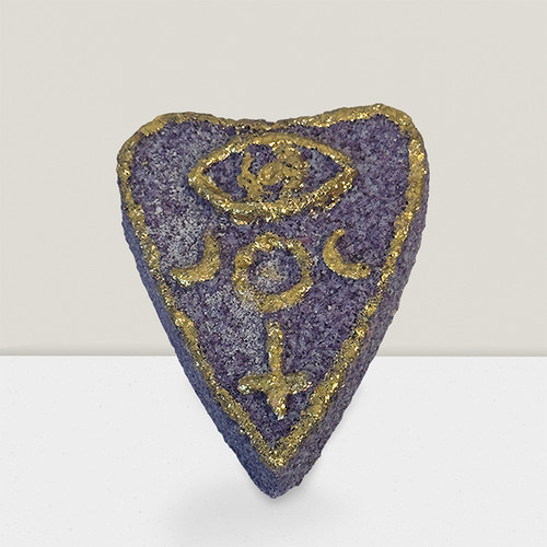 Exotic Elephant Halloween Ouija puck bath bomb purple Exotic Elephant Halloween Ouija puck bath bomb purple