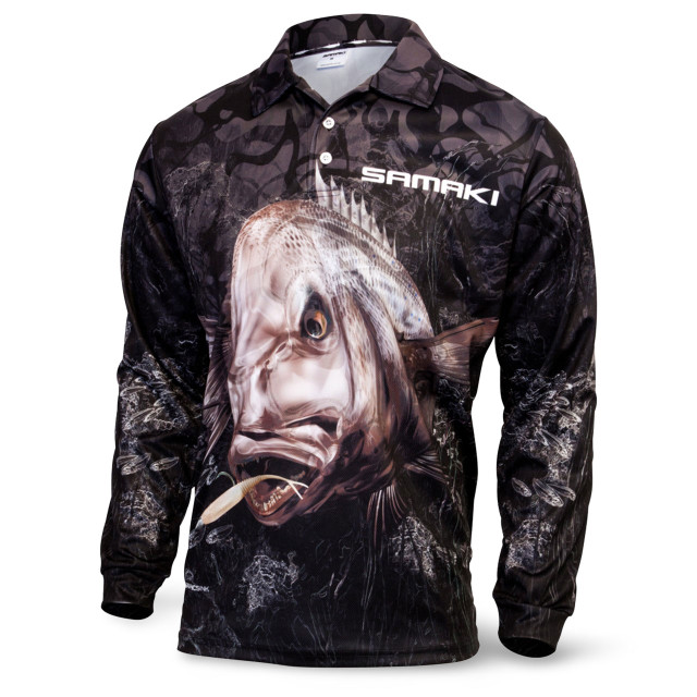 Samaki Salty Snapper Fishing Shirt Samaki Salty Snapper Fishing Shirt