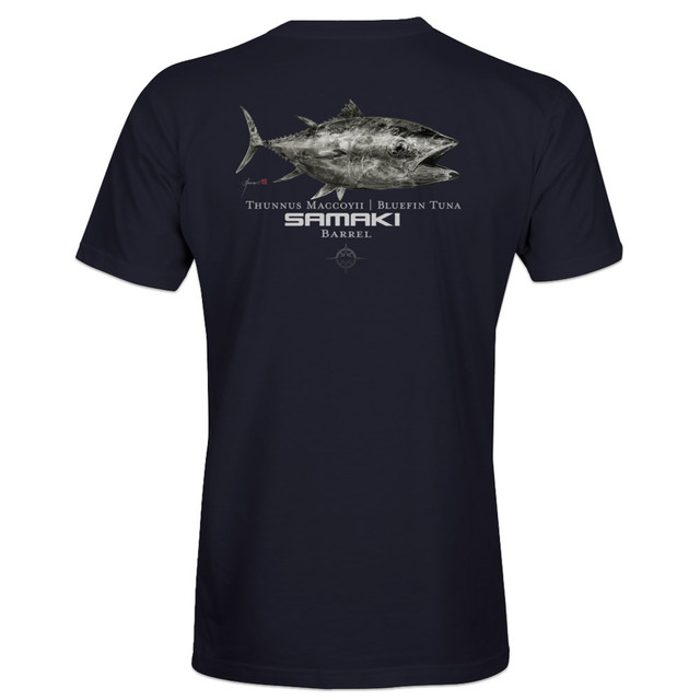 Samaki Barrel Short Sleeve T-Shirt Night Sky