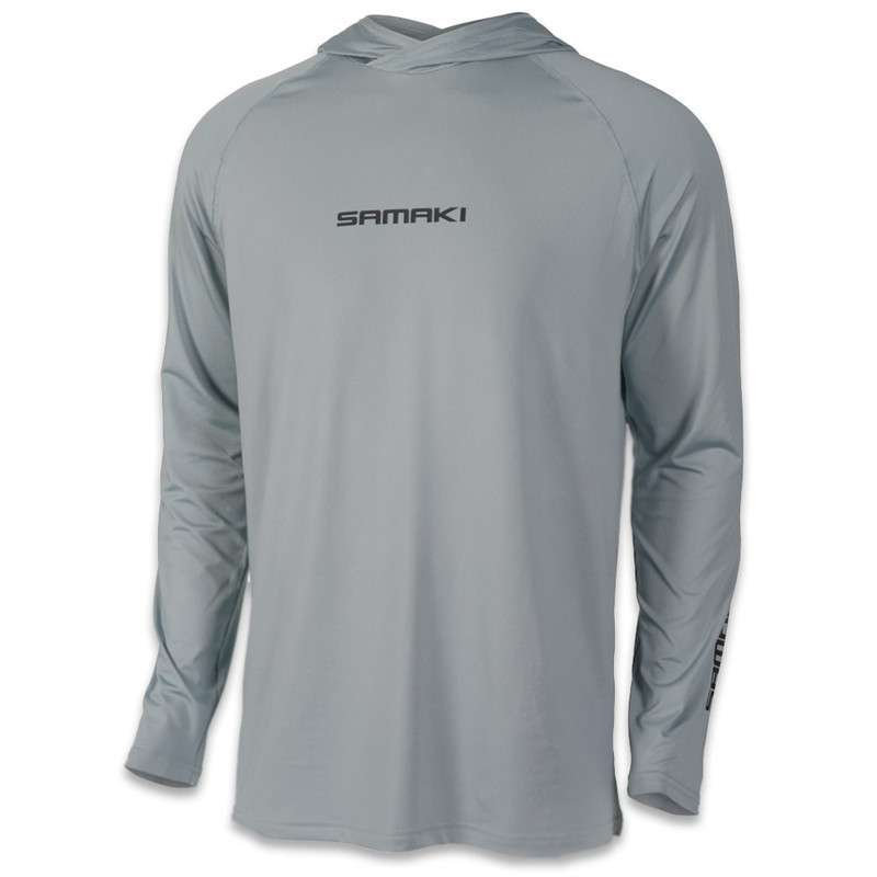 Samaki Clean Cut Hooded Fishing Shirt Samaki Clean Cut Hooded Fishing Shirt