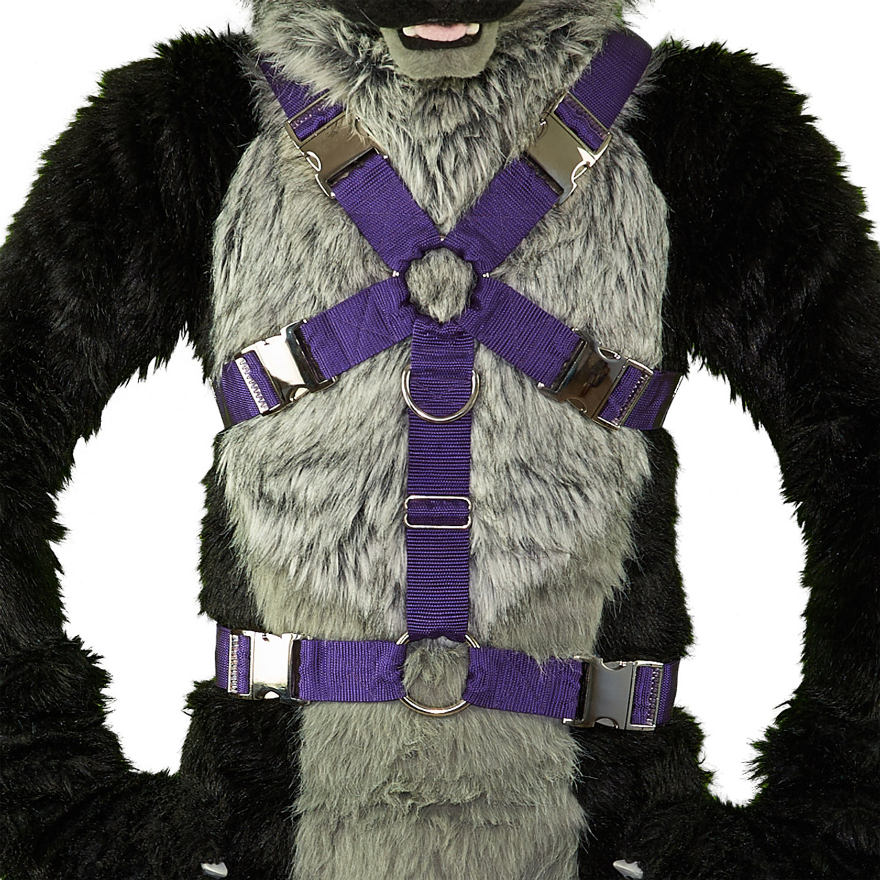 Full X-Chest Harness with Leg-Straps (Detachable)