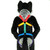 [PREMADE] Diamond X-Harness with Leg-Straps (Rainbow Buckles Edition)