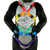 [PREMADE] Diamond X-Harness with Leg-Straps (Rainbow Buckles Edition)