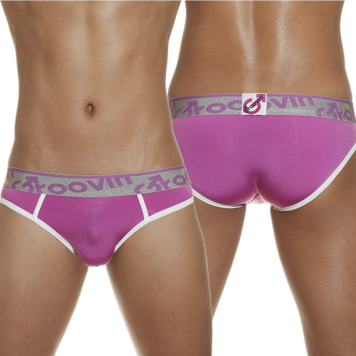 Groovin - Signature Waistband Hip Brief  Purple