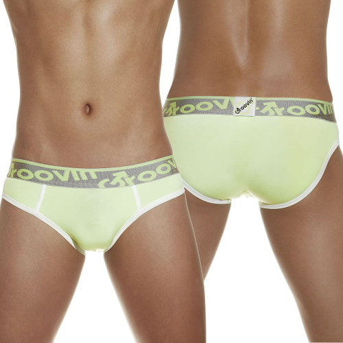 Groovin - Signature Waistband Hip Brief Green