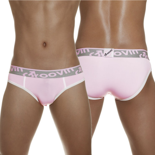 Groovin - Signature Waistband Hip Brief Pink