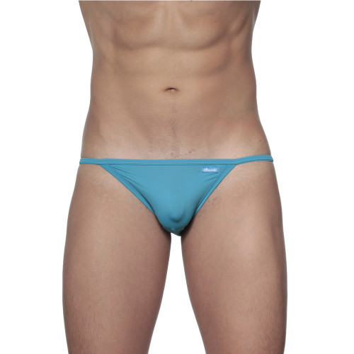 String Bikini Cyan Blue