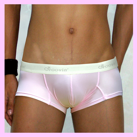 Groovin - Pink Cup Boxer Brief Underwear