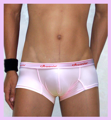 Groovin - Pink/Pink Cup Boxer Brief Underwear