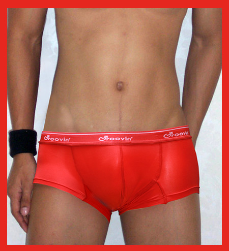 Groovin - Red/Red Cup Boxer Brief Underwear