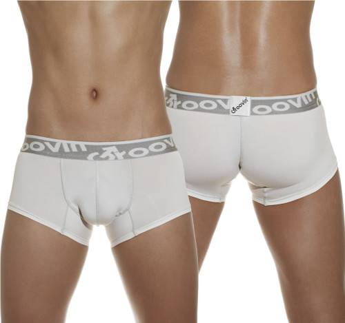 Groovin - Signature Waistband Cup Boxer White