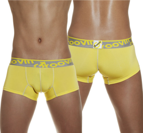 Groovin - Signature Waistband Cup Boxer Yellow