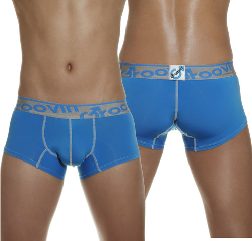 Groovin - Signature Waistband Cup Boxer Sky Blue