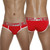 Groovin - Signature Waistband Hip Brief  Red