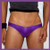Groovin - Purple V-Cut Bikini Brief Underwear