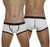 Cotton Cup Boxer White w/ Black Waistband