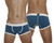 Cotton Cup Boxer Blue w/ White Waistband