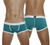 Cotton Cup Boxer Green w/ White Waistband