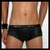 Groovin - Black/Black Cup Boxer Brief Underwear