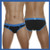 Groovin - Low Waist Hip Brief Black w/Blue Waistband