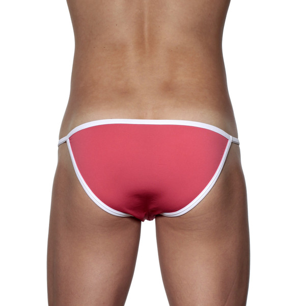 Accent String Bikini Rouge Red