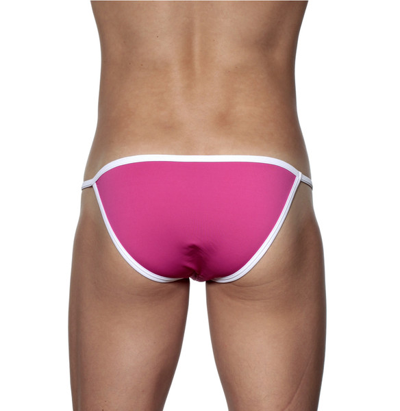 Accent String Bikini Fuchsia Pink