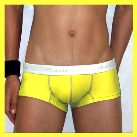 Groovin - Yellow Cup Boxer Brief Underwear