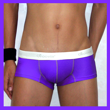 Groovin - Purple Cup Boxer Brief Underwear