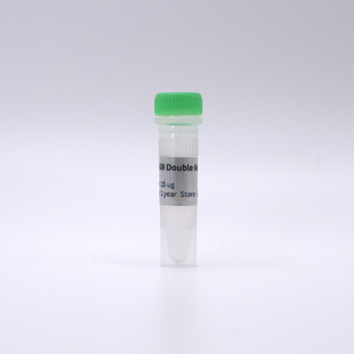 Sample of product packaging for our 15ug mRNA.