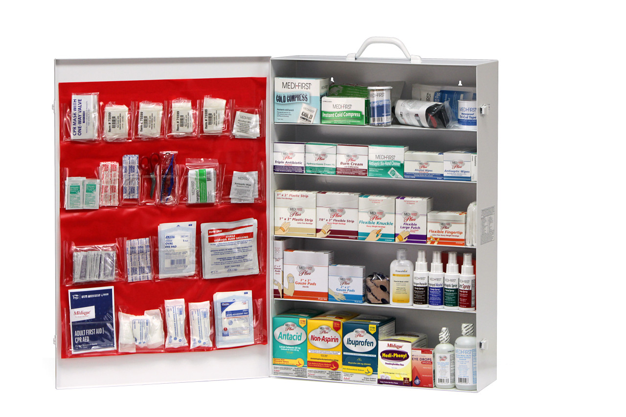 Workplace First Aid Kit in accordance with DIN 13157 white