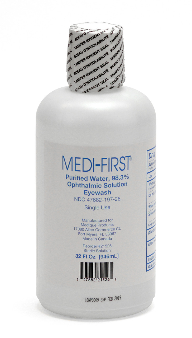 Medi-First First Aid Eye Wash Solution 4 oz.