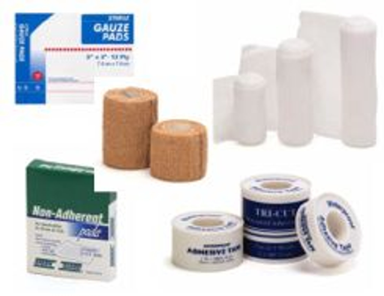 Rite Aid First Aid Gauze Pads, Variety Pack - Includes 25 Assorted Gauze  Pads & Tape | Sterile Gauze Pads | First Aid Kit | Wound Care Supplies