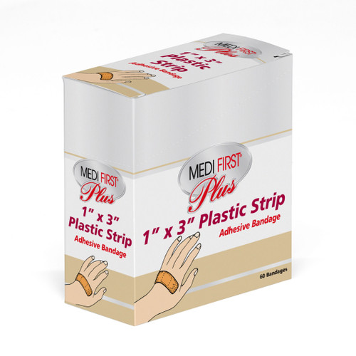 Plastic Strip Adhesive Bandages 2 x 4 - Workforce First Aid & Safety