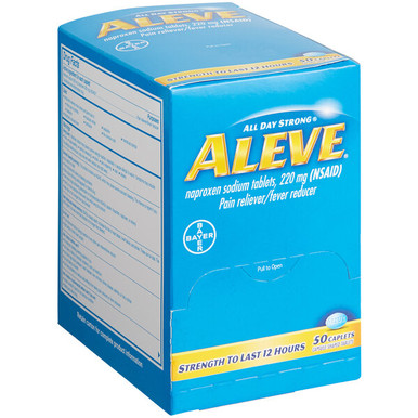 Single Dose Medicine Packets, 30 Packets/Box - Aleve Single Pack, 220mg,  1/Packet