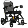 Pride Mobility Jazzy Ultra Light Power Wheelchair with black seat and lightweight frame