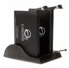 O2 Concepts dual battery charger shown with two batteries installed
