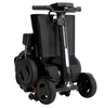 Pride Go Go Carbon scooter folded for easy transport