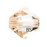 MC Rondelle Bead Crystal Honey