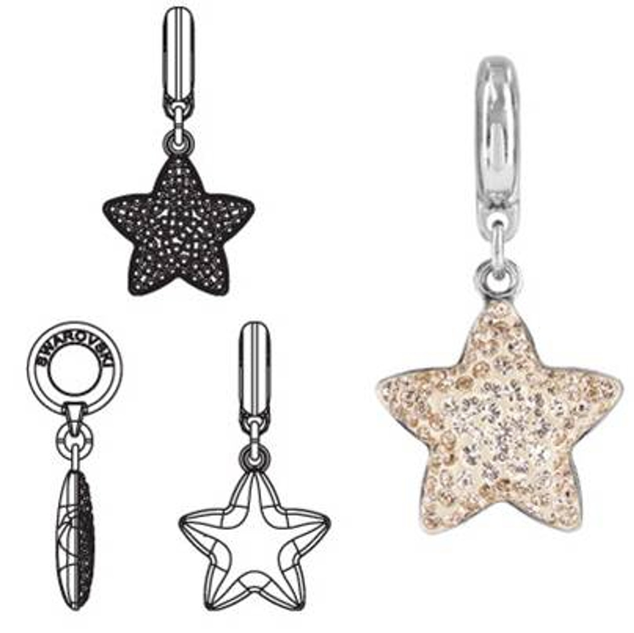 Swarovski BeCharmed Star Charm 86512