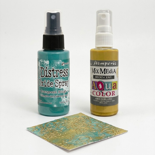 Aqua Colours/Distress Oxide