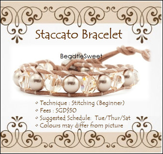 Jewelry Making Workshop : Staccato Bracelet Workshop