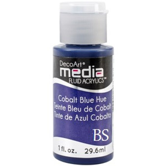DecoArt Media Fluid Acrylics - Cobalt Blue Hue
