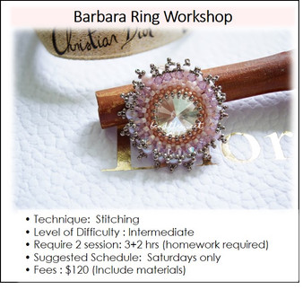 Jewellery Making Course : Barbara Ring Workshop