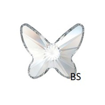 18mm Swarovski 2854 Crystal Butterfly Flat Back nhf