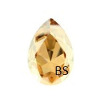Swarovski 4327 Crystal Golden Shadow 30x20mm Large Pear Fancy Stone
