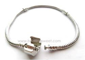 Snap Bracelet for BeCharmed Beads (Platinum Plating)