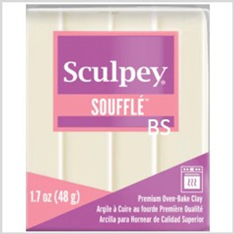 Sculpey Souffle Clay Ivory, 1.7 oz bar
