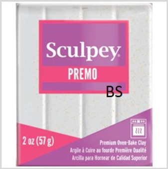 Premo Sculpey® Clay White Gold Glitter, 2 oz, PE02 5132
